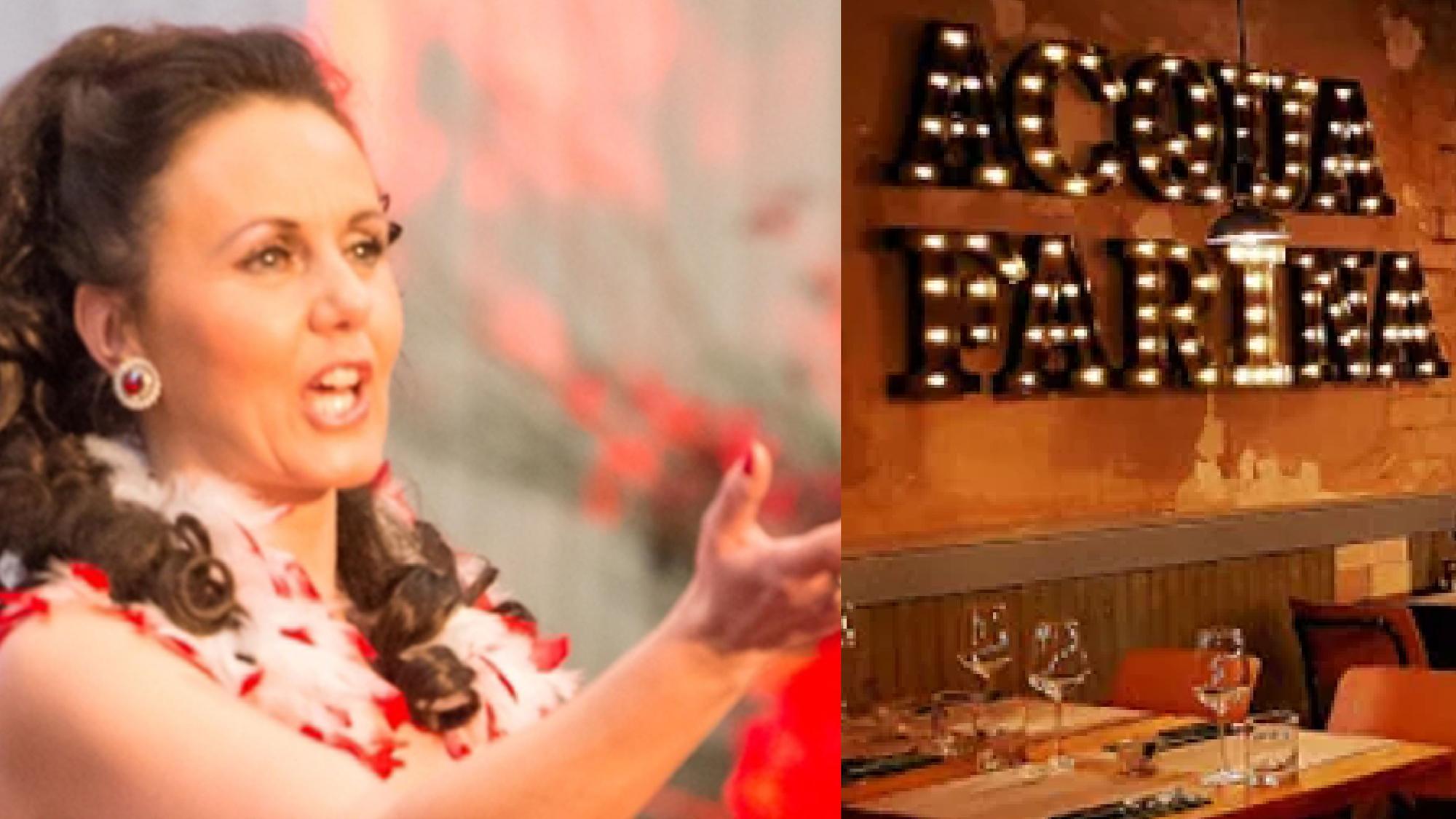 Italiaanse avond met zangeres Angelique bij Acqua Farina